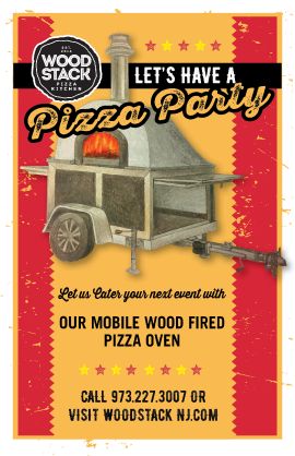 Mobile Pizza Oven Wood Stack
